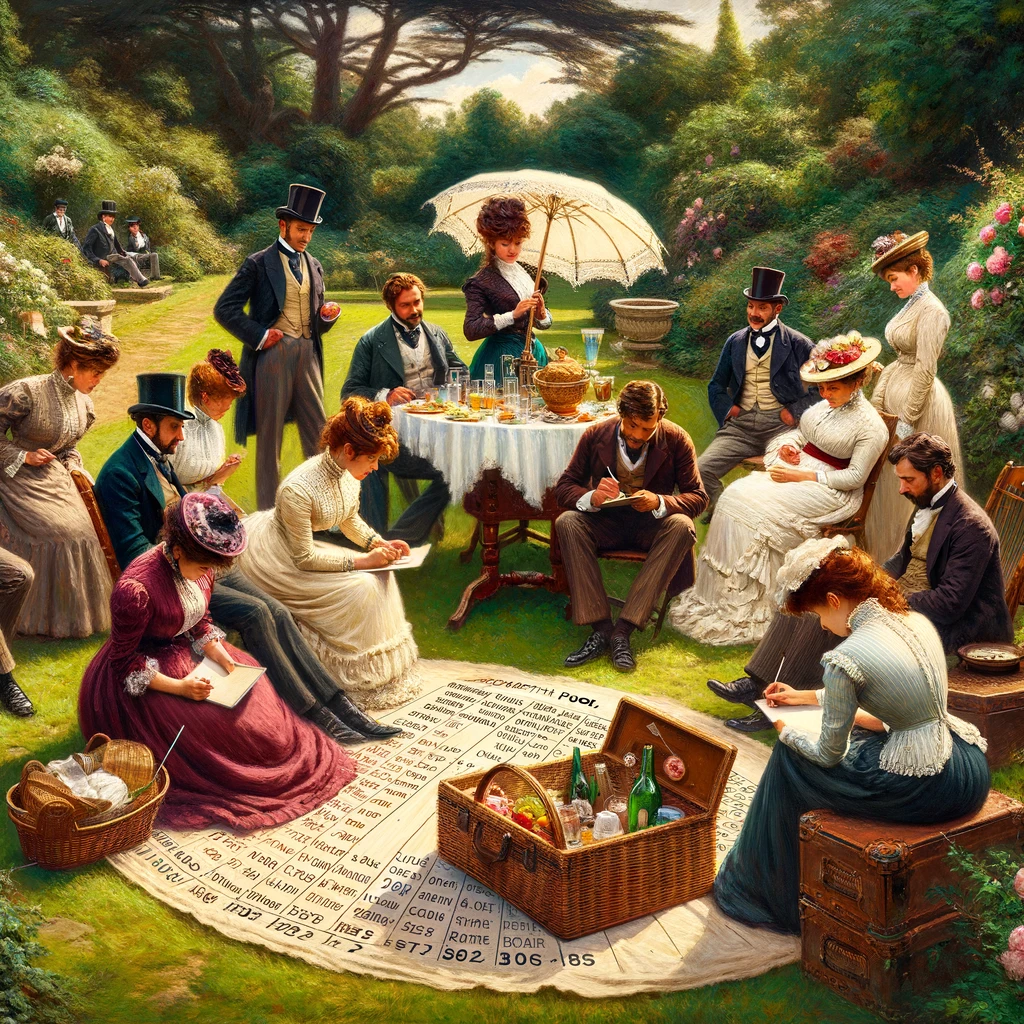 Victorian birth pool garden party